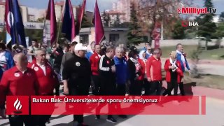 Bakan Bak: Üniversitelerde sporu önemsiyoruz