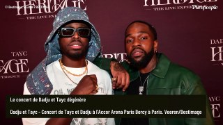 Mouvement de foule, irruption de fans... Les choses dégénèrent au concert de Dadju et Tayc, la sécurité obligée d'intervenir