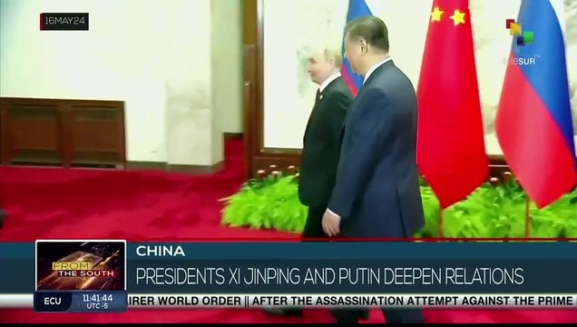 FTS 12:30 16-05: China: president’s Xi Jinping and Putin deepen relations