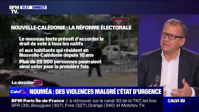 Dégel du corps électoral en Nouvelle-Calédonie: Gérald Darmanin a voulu précipiter le mouvement estime Patrick Karam, ancien président du Conseil représentatif des Français d'Outre-Mer