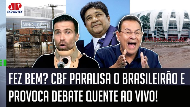 ISSO É MENTIRA! A CBF SÓ PARALISOU o Brasileirão porque... Pilhado e Flavio Prado DIVERGEM em DEBATE!