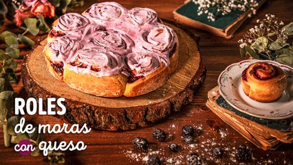 Cómo hacer roles de moras con queso, ¡receta fácil y deliciosa!