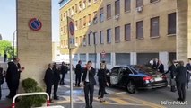 Mattarella alla Sapienza, un arrivo fra cori pro-Gaza