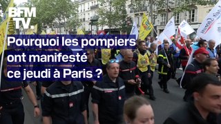 Pourquoi les sapeurs-pompiers ont manifesté à Paris ce jeudi 16 mai?
