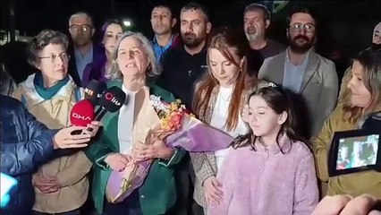 Gültan Kışanak tahliye edildi: Dışarıda olmanın tek başına özgürlük olmadığını biliyorum