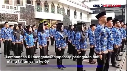Pimpin Upacara HUT ke-59 Lemhannas RI, Plt Gubernur: Diharapkan Dapat Meningkatkan Ketahanan Nasional