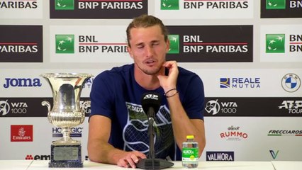 Tennis - Rome 2024 - Alexander Zverev : "I am at the level I want to reach, I can dream again"