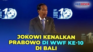 Momen Jokowi Kenalkan Prabowo sebagai Presiden Terpilih Indonesia saat Buka WWF ke-10 di Bali