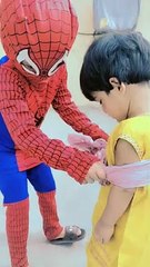 Spider man rescue a babyspider man video/ nimal is kidnapped