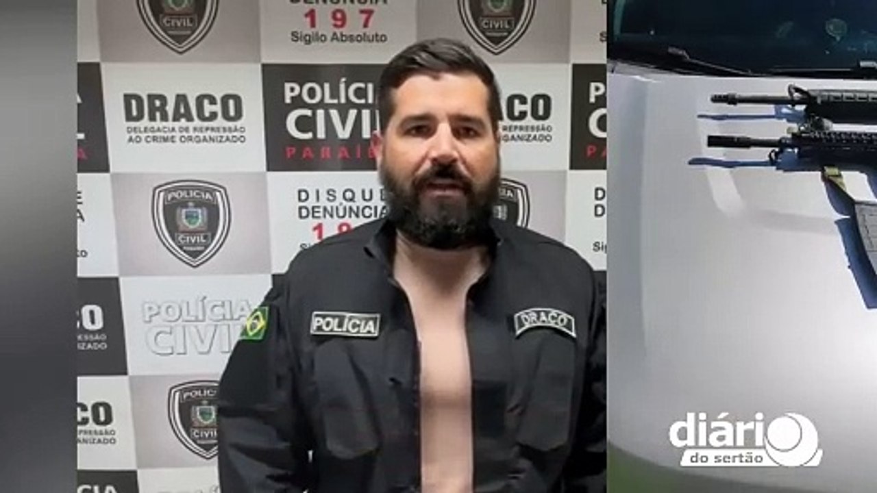 Operação conjunta frustra roubo a carro-forte e apreende dois fuzis na região de Patos