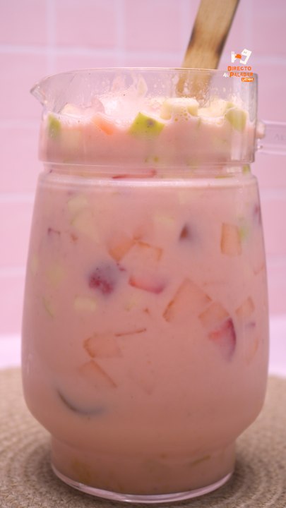 Agua de frutas estilo la Michoacana