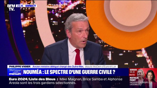 Nouvelle-Calédonie: Il y a 4 ou 5 000 jeunes, de 13 à 18 ans, qui échappent complétement aux indépendantistes selon Philippe Vigier (ancien ministre délégué chargé des Outre-Mer)