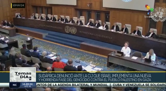Temas del Día 16-05 Sudáfrica denunció ante la CIJ el genocidio israelí