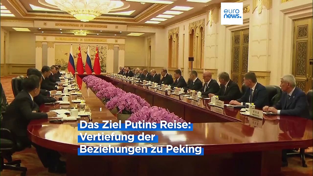 Putin auf Staatsbesuch in Peking bei seinem 'Freund für immer'