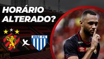 Sport x Avaí tem horário alterado pela CBF; veja