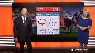 Preparations underway for possible storms at the Preakness Stakes