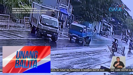 Truck, bumangga sa isa pang truck | UB