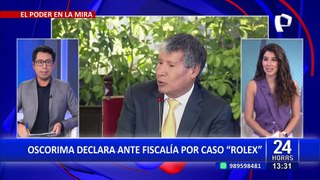 Wilfredo Oscorima: así fue su llegada a la Fiscalía de la Nación para declarar por el caso Rolex