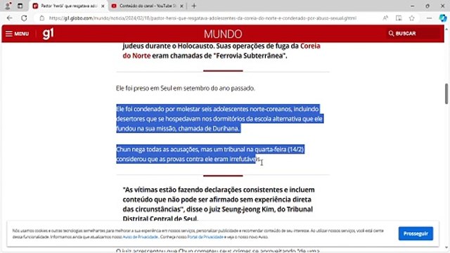 Pastor 'herói' que resgatava adolescentes da Coreia do Norte é condenado por abuso sexual