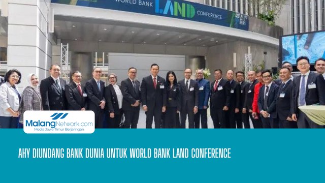 AHY Diundang Bank Dunia Untuk World Bank Land Conference