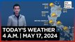 Today's Weather, 4 A.M. | May 17, 2024