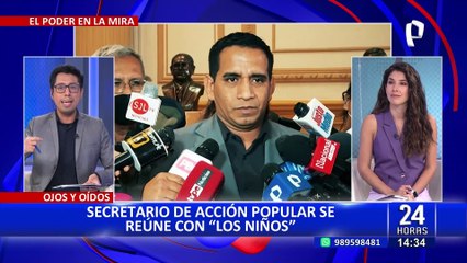 Secretario de Acción Popular se reunió con "Los Niños"