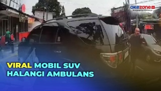 Viral Pengendara Mobil SUV Halangi Ambulans di Depok, Polisi Kantongi Identitas Pelaku