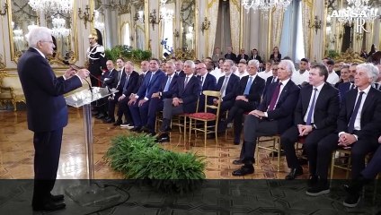 Coppa Italia, gli auguri di Mattarella ad Atalanta e Juventus al Quirinale