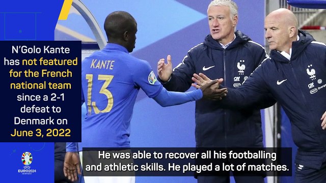 France will be stronger with N'Golo Kante - Deschamps