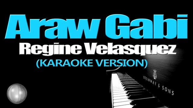 Araw Gabi - Regine Velasquez (Karaoke Version)