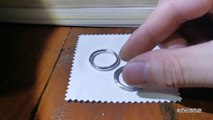 银饰裂纹戒指制作过程The formation process of cracks in silver rings