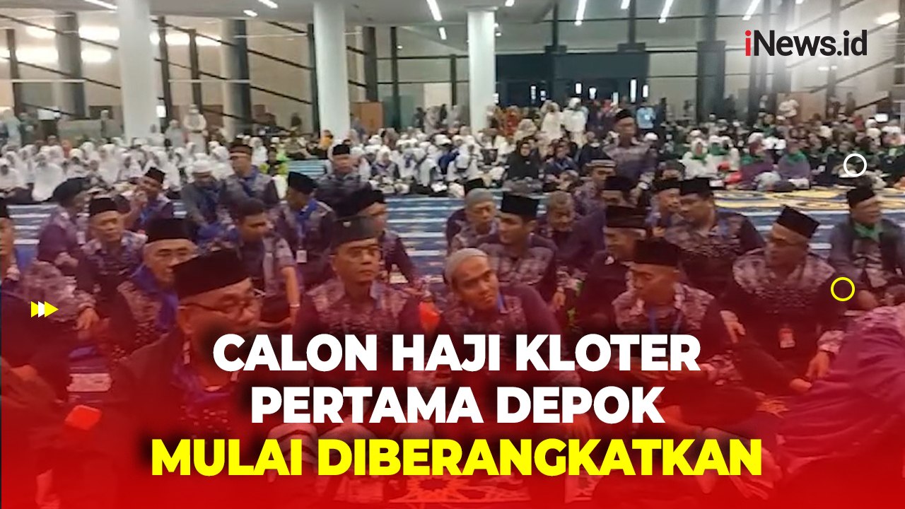 440 Jemaah Calon Haji Kloter Pertama Asal Depok Mulai Diberangkatkan