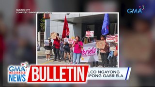 Power rate hike ng Meralco ngayong Mayo, iprinotesta ng grupong GABRIELA | GMA Integrated News Bulletin