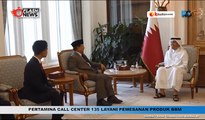 Momen Prabowo Subianto Temui Emir Qatar Sheikh Tamim Bin Hamad Al Thani