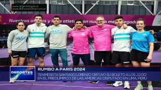 DEPORTES TELESUR 16-05-2024 Santiago Lorenzo clasificó a los Juegos Olímpicos París 2024