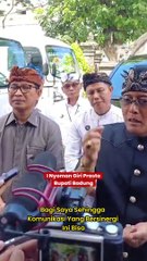 Bupati Badung Giri Prasta menyerahkan Hibah Kendaraan Operasiona
