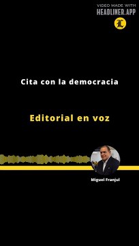 Editorial | Cita con la democracia