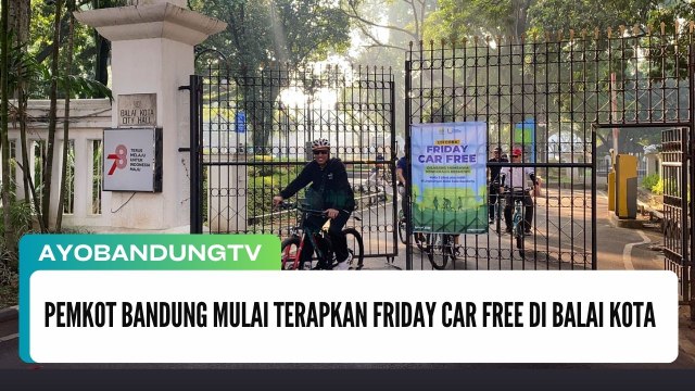 Pemkot Bandung Mulai Terapkan Friday Car Free di Balai Kota