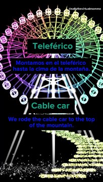 APRENDE INGLES FACIL Y RAPIDO: Teleférico/Cable car