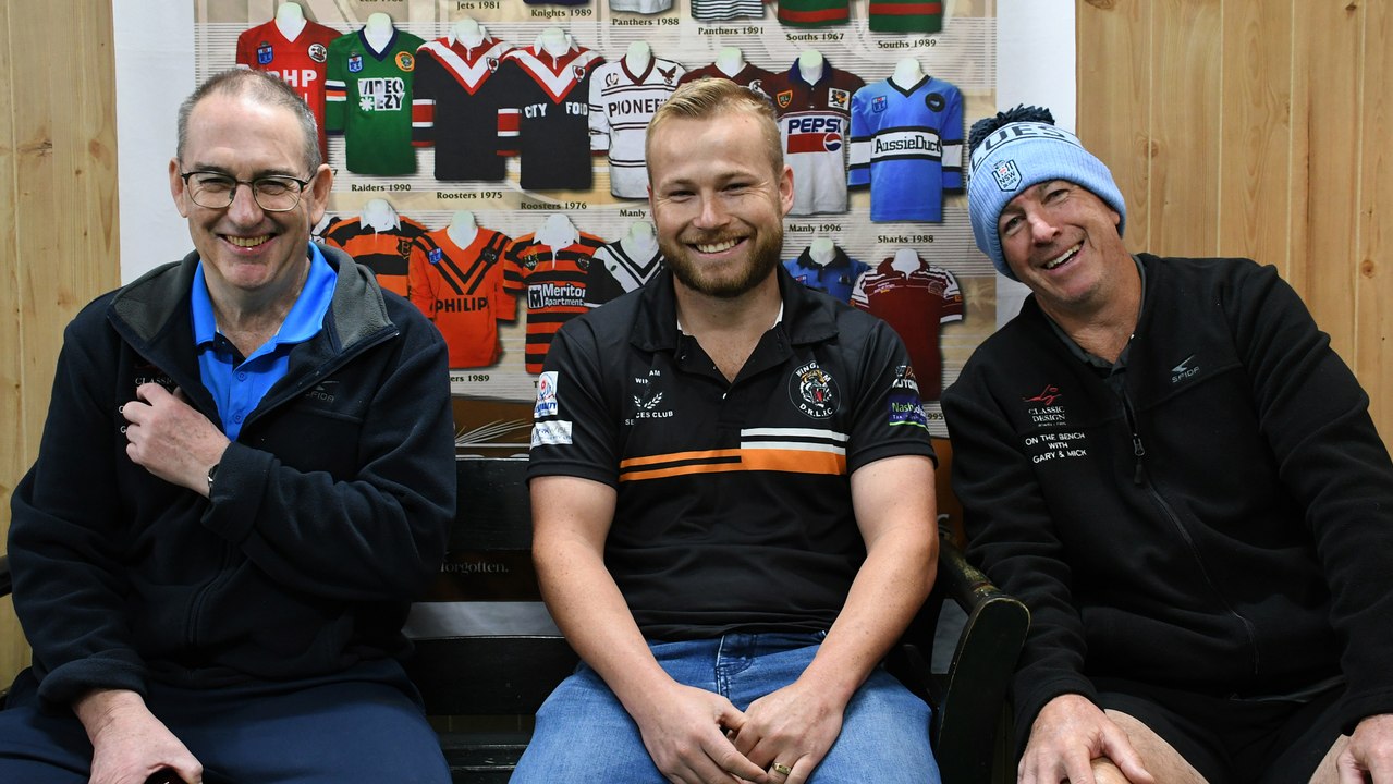 On the bench with Mick and Gary 17.05.24