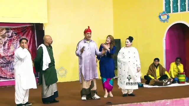 Amjad Rana with Nida Khan _ Goshi 2 and Azeem Vicky with Nadeem Chitta Stage Drama Comedy Clip 2020