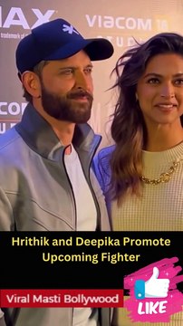 Hrithik and Deepika Promote Upcoming Fighter