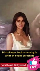 Disha Patani Looks stunning in white at Yodha Screening