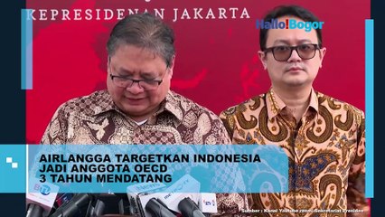 Indonesia Bidik Keanggotaan OECD dalam 3 Tahun, Airlangga Hartarto Optimis