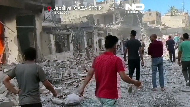 قتلى وجرحى في غارات إسرائيلية على مخيم جباليا