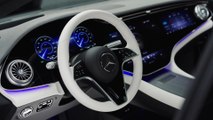 The new Mercedes-Benz EQS 580 4MATIC Interior Design in Obsidian black