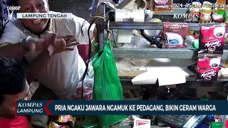 Aksi Pria Ngaku Jawara Ngamuk ke Pedagang Bikin Geram Warga!