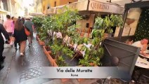 Roma, i tavolini dei dehors invadono strade e marciapiedi: il video