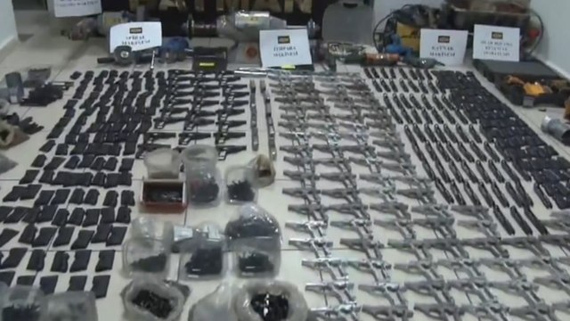 Mercek-19 operasyonlarında toplam 1877 silah ele geçirildi