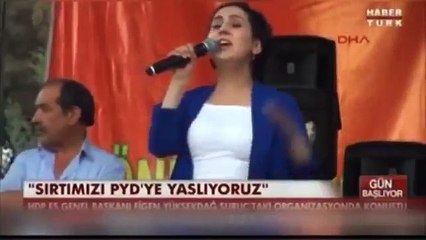 Figen Yüksekdağ “Sırtımızı PYD’ye yaslıyoruz” demişti! Tam 30 yıl 3 ay yaslayacak ama oraya değil